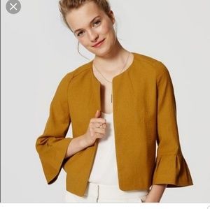 Ann Taylor LOFT Lantern Sleeve Jacket